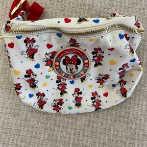 Stoney Clover Lane Disney jumbo Fanny, featuring Minnie print.  EUC